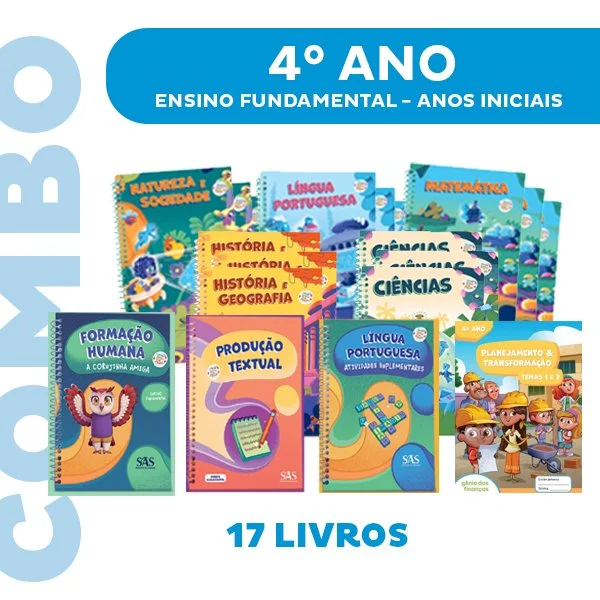 Combo Livros Didticos para o 4 ano