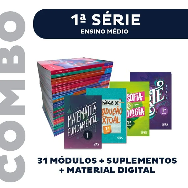 Combo Livros Didticos 1 srie do Ensino Mdio