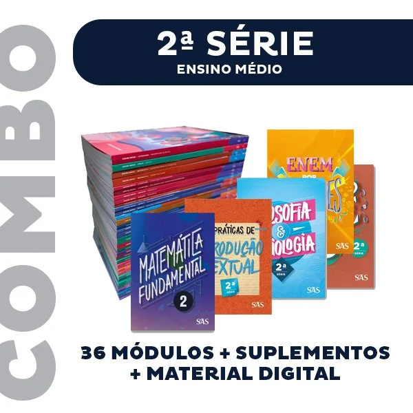 Combo Livros Didticos 2 srie do Ensino Mdio