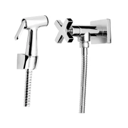 1150 - Ducha Hig.man.c/reg.flex.met.1/4vt Domani Cross