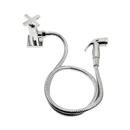 1150 - Ducha Hig.man.c/reg.flex.met.1/4vt Plena Cross