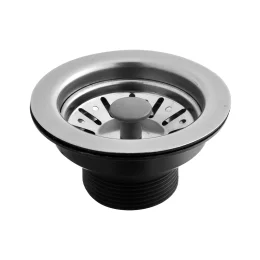 1623 - Valv.americana Inox C/cestinha S/unho 3.1/2