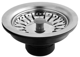 1623 - Valv.americana Inox C/cestinha S/unho 4.1/2