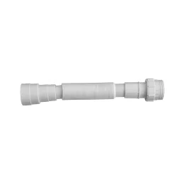 1680 - TUBO EXTENSIVEL UNIVERSAL SANFONADO BRANCO