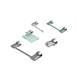 2095 - Kit Acessorio Banheiro Plena C/5 Pc Cr