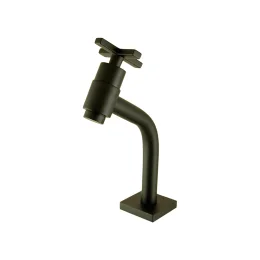 1175 - Torn. Lavatorio Mesa Alta 1/4vt Plena Cross Black Matte