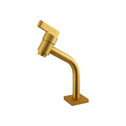 1175 - Torn. Lavatorio Mesa Alta 1/4vt Plena Slim Gold Matte