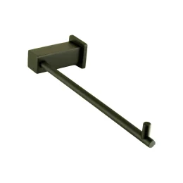 2020 - Porta Toalha Argola Lavatorio Domani Slim Black Matte