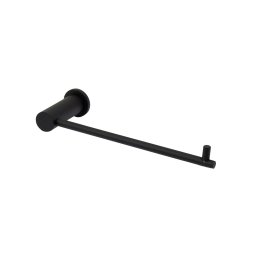 2020 - Porta Toalha Argola Lavatorio Serie Line Slim Black Matte