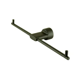 2040 - Porta Papel Duplo Plena Black Matte