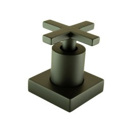 4901 - Acabamento P/registro C/canopla Plena Cross Black Matte
