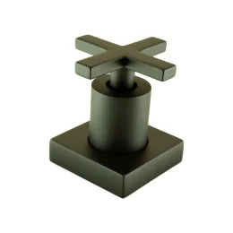 4901 - Acabamento P/registro C/canopla Plena Cross Black Matte