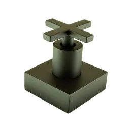 4901 - Acabamento P/registro Gaveta C/canopla Plena Cross Black Matte