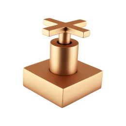 4901 - Acabamento P/registro Gaveta C/canopla Plena Cross Red Gold Matte