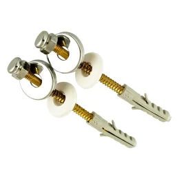 3008 - Parafuso de Fixacao C/canopla Luxo S-8 (par) Cr