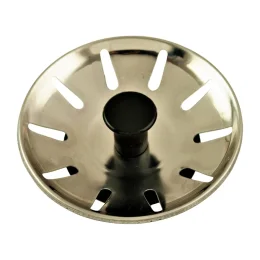 1640 - Cestinha Inox P/valvula Americana Inox 4 1/2