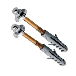 3008 - Parafuso de Fixacao C/canopla Luxo S-12 (par) Cr