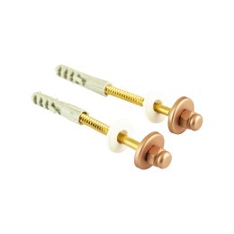3008 - Parafuso de Fixacao C/canopla Luxo S-10 (par) Red Gold Matte