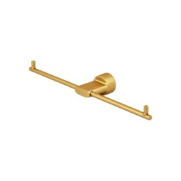 2040 - Porta Papel Duplo Plena Gold Matte