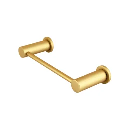 2030 - Porta Toalha Barra Lavatorio Serie Line Slim Gold Matte