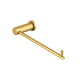 2020 - Porta Toalha Argola Lavatorio Serie Line Slim Gold Matte