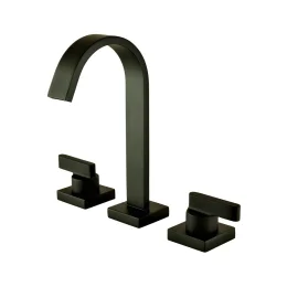 1877 - Mist.lavatorio Mesa Bica Alta 1/4v Plena Slim Black Matte