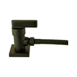 1150 - Ducha Hig.man.c/reg.flex.met.1/4vt Plena Slim Black Matte