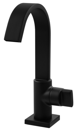 1198 - Torn. Lavatorio Mesa Bica Alta 1/4vt Plena Black Matte