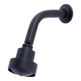 2100 - DUCHA CHUVEIRO SERIE LINE TUBO PAREDE BLACK MATTE