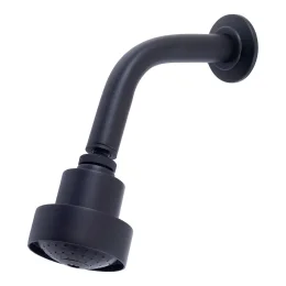 2100 - DUCHA CHUVEIRO SERIE LINE TUBO PAREDE BLACK MATTE