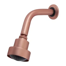 2100 - DUCHA CHUVEIRO SERIE LINE TUBO PAREDE RED GOLD MATTE