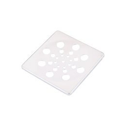 A430 - Grelha Inox Polido Quadrada 10cm S/fecho S/caixilho (410-p)