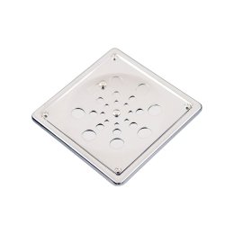 A430 - Grelha Inox 430 Quad.10cm Abre/fecha Caixilho
