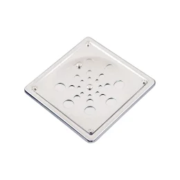 A430 - Grelha Inox 430 Quad.10cm Abre/fecha Caixilho