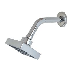 2100 - DUCHA CHUVEIRO QUADRA �ARTICULAVEL CROMADA 8,5 CM �X 8,5 CM PAREDE