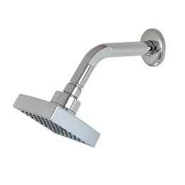 2100 - DUCHA CHUVEIRO QUADRA ARTICULAVEL CROMADA 8,5 CM X 8,5 CM PAREDE