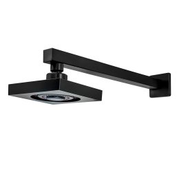 2100 DUCHA CHUVEIRO QUADRA� ARTICULAVEL AUTOLIMPANTE PRETO FOSCO