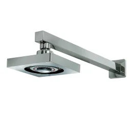 2100 - DUCHA CHUVEIRO QUADRA ARTICULAVEL AUTOLIMPANTE CROMADA 5