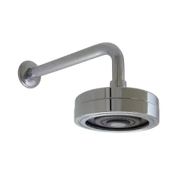 2100 - DUCHA CHUVEIRO REDONDA CROMADA AUTOLIMPANTE PAREDE