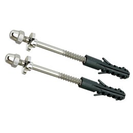 3008 - PARAFUSO DE FIXACAO INOX C/CANOPLA ABS S-12 (PAR) CR