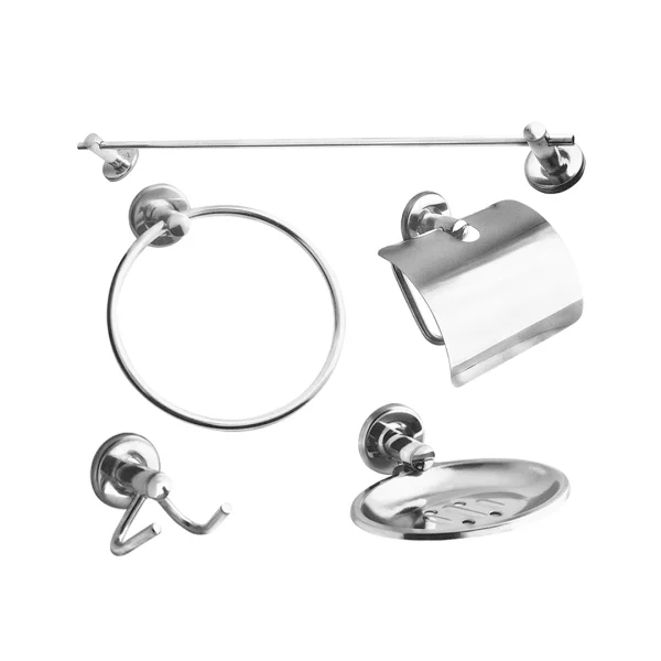 2095 - Kit Acessorio Banheiro Inox/ Aluminio Start