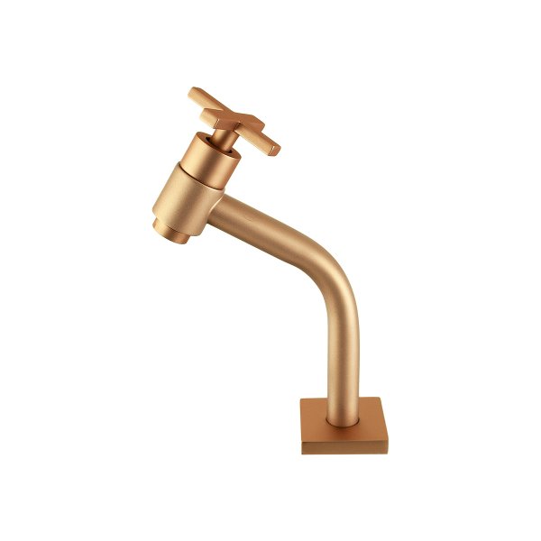 1175 - Torn. Lavatorio Mesa Alta 1/4vt Plena Cross Red Gold Matte