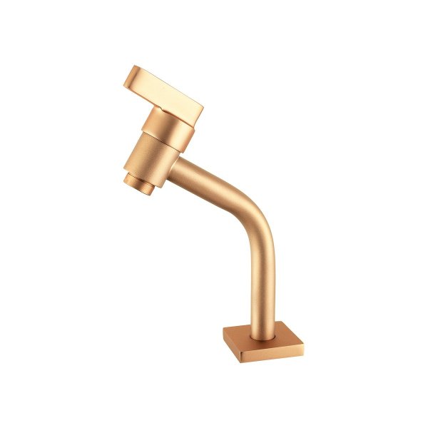 1175 - Torn. Lavatorio Mesa Alta 1/4vt Plena Slim Red Gold Matte