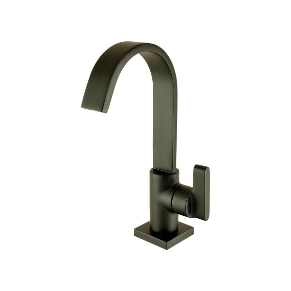 1198 - Torn. Lavatorio Mesa Bica Alta 1/4vt Plena Slim Black Matte