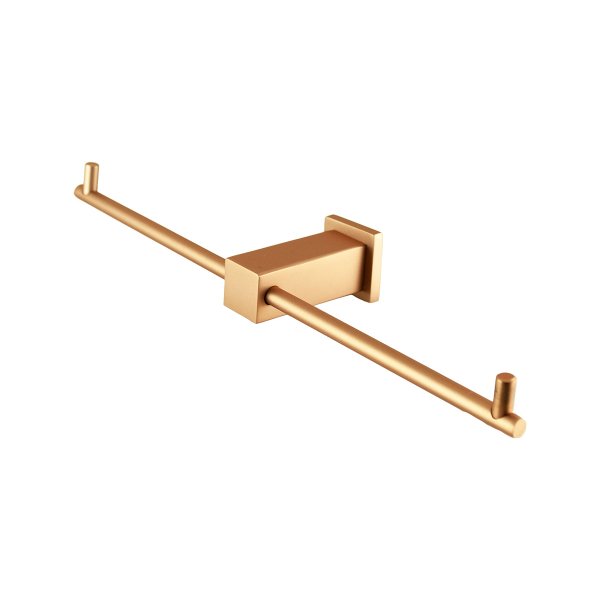 2040 - Porta Papel Duplo Domani Slim Red Gold Matte