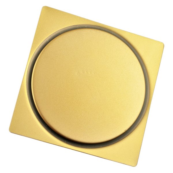 Inox - Ralo Click Inox 10cm x 10cm Cm Gold Matte