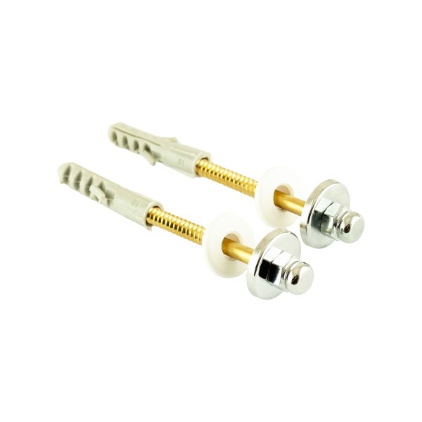 3008 - Parafuso de Fixacao C/canopla Luxo S-10 (par) Cr