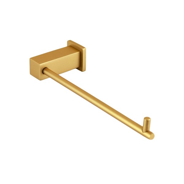 2020 - Porta Toalha Argola Lavatorio Domani Slim Gold Matte
