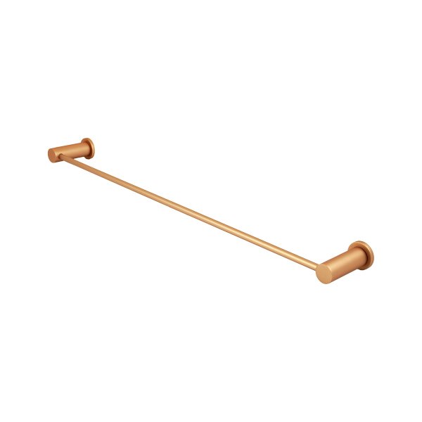 2015 - Porta Toalha Barra Serie Line Slim Red Gold Matte