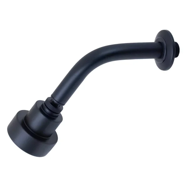 2100 - DUCHA CHUVEIRO SERIE LINE TUBO PAREDE BLACK MATTE